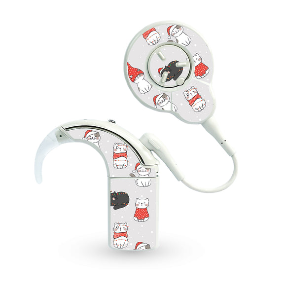 Merry Catmas skins for Cochlear Nucleus 8 (N8)